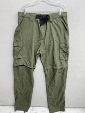 Boy Scouts BSA Pants Mens 35x34 Relaxed Green Switchback Convertible Uniform