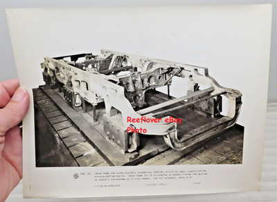 8 x 10 Fairbanks Morse Railroad Locomotives Truck Frame B&W Permanent File Photo