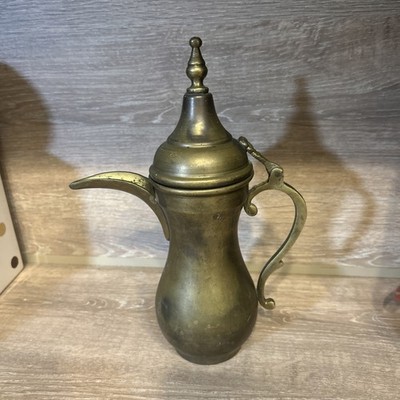 Islamische Türkische Arabische Kupfer mit Messinggriff Teekanne Kaffeekanne 9,5''