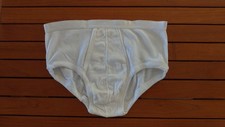 Känguru Slip weiß ATHENA M Vintage