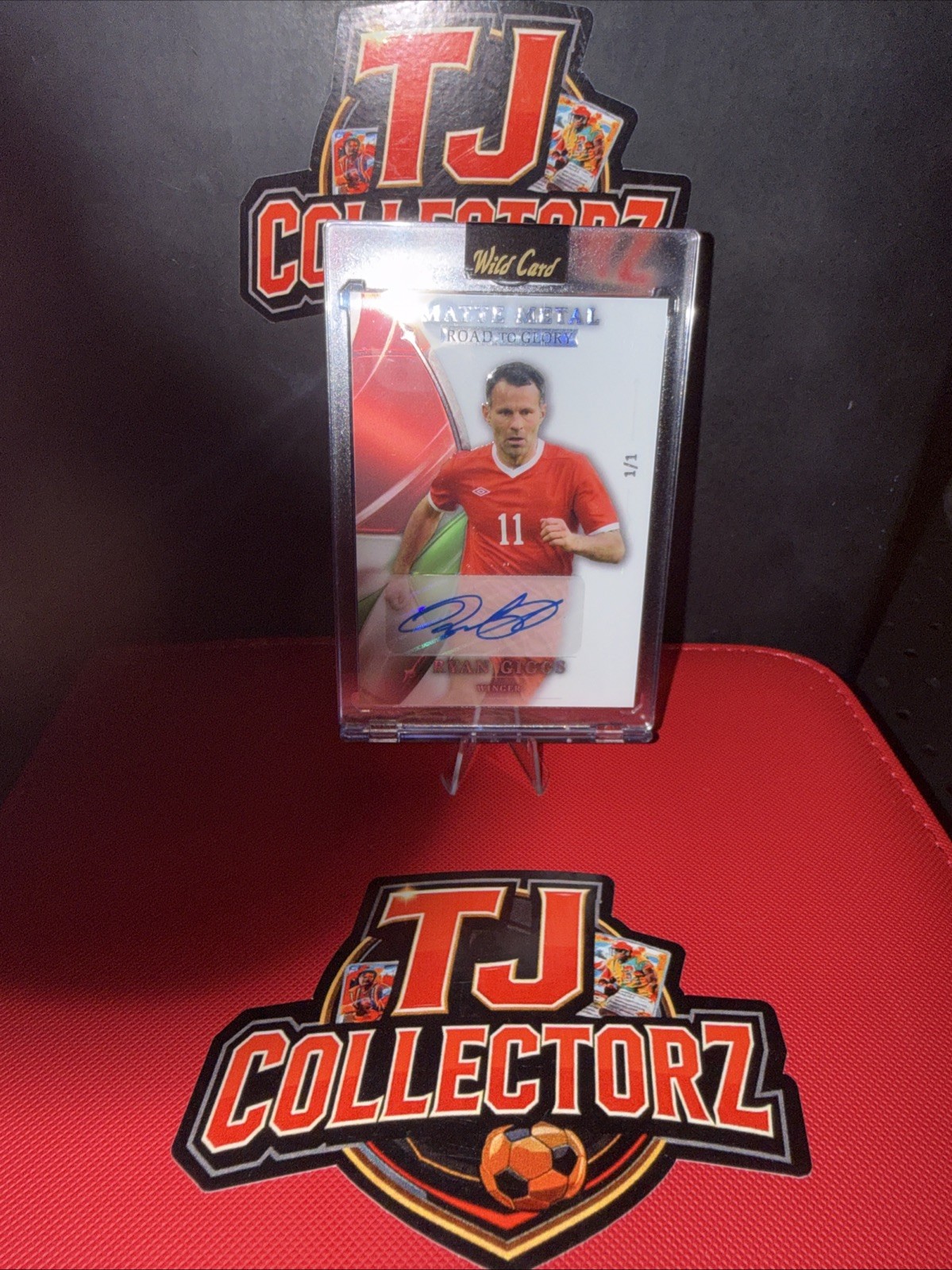 Matte Metal Wild Card Ryan Giggs Auto 1/1 Rare Mint Condition England