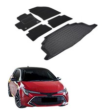 Kofferraumwanne Fußmatten Set Für Toyota Corolla Hybrid Ab 2021 Schrägheck