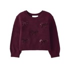 The Children’s Place Toddler Girls Maroon Sequin Pullover Sweater Size 5T — photo 1