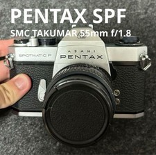 Pentax SP Camera Takumar 55mm f/1.8 Lens, Used, No Filter Damage