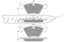 FRONT BRAKE PAD SET DISC BRAKE