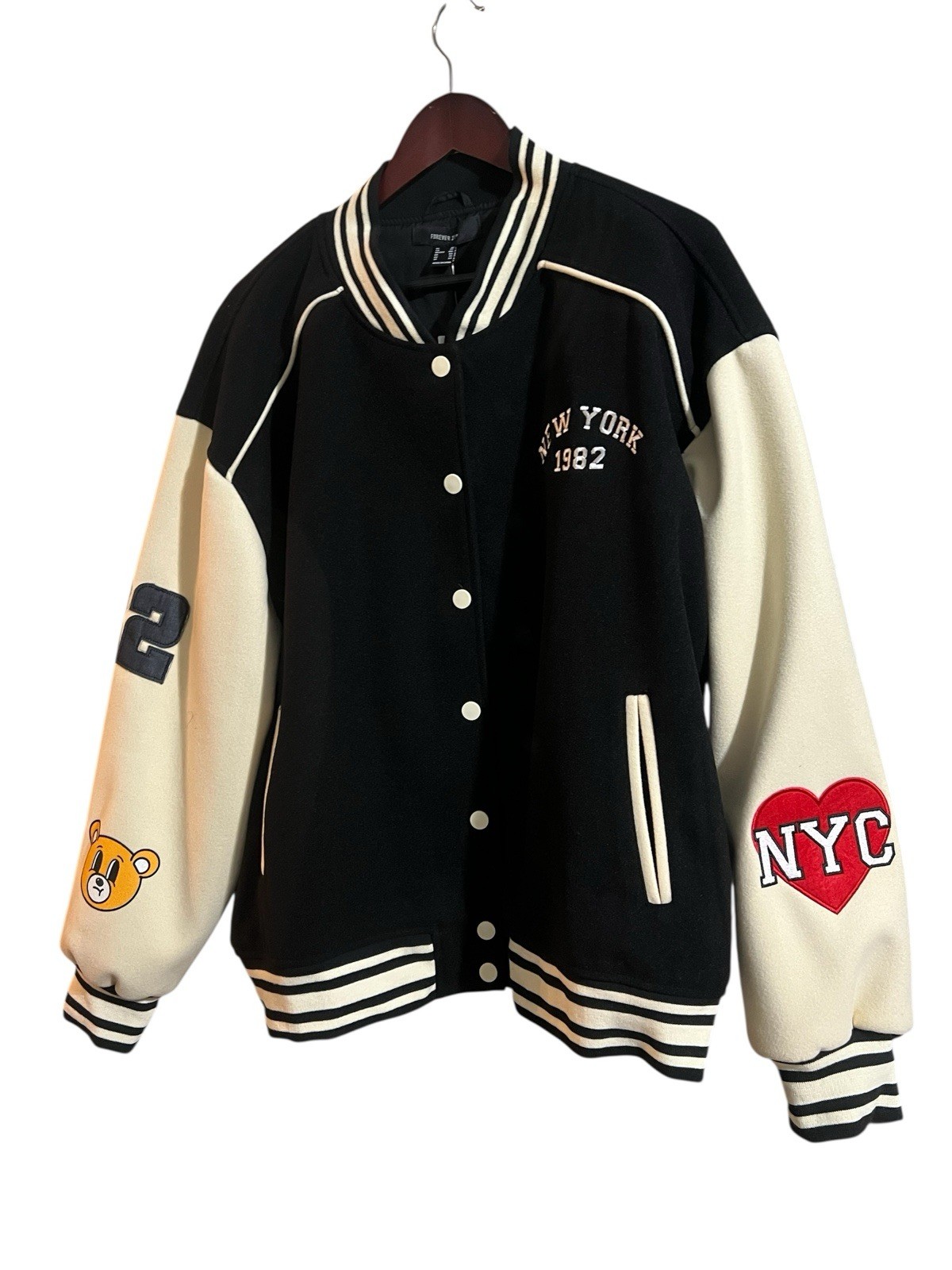 Varsity Letterman Bomber Jacket Size 3X New York Empire State NWT