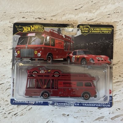Hot Wheels Car Culture Team Transport Ferrari 250 GTO Red 1:64