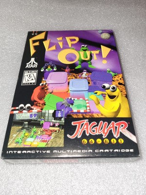 Atari Jaguar Flip Out! mit Anleitung und OVP Topzustand 