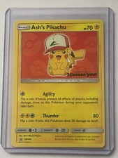 ash's pikachu sm109 pokemon promo on eBay
