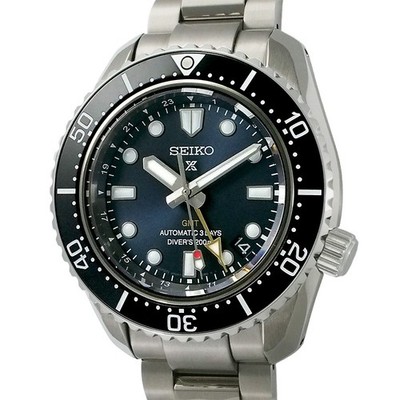 Seiko Prospex mechanical diver's 1968 Heritage GMT 6R54 00D0 SBEJ021 with box an