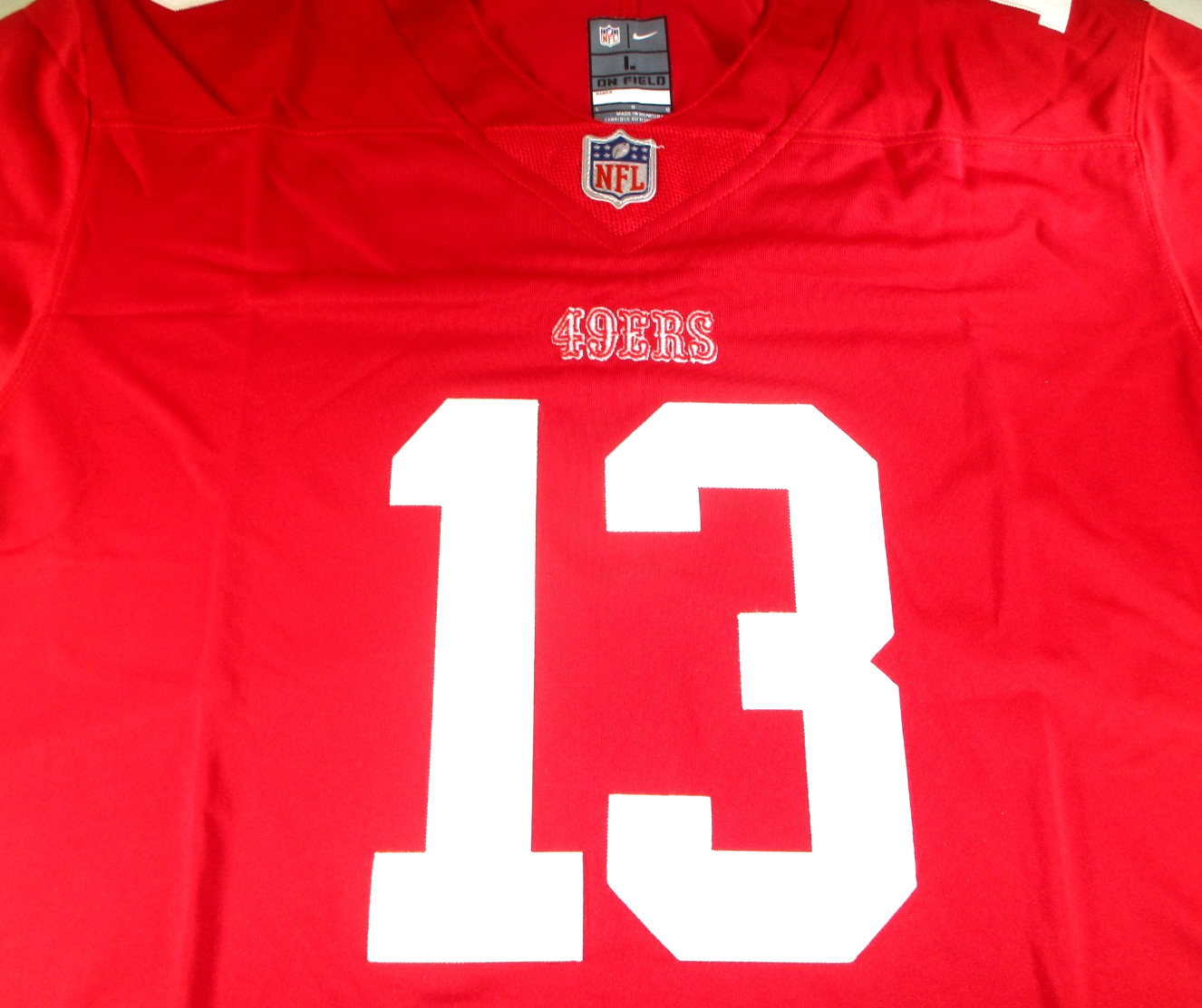Brock Purdy / Autographed San Francisco 49ers Pro-Style Football Jersey / PSA view 6
