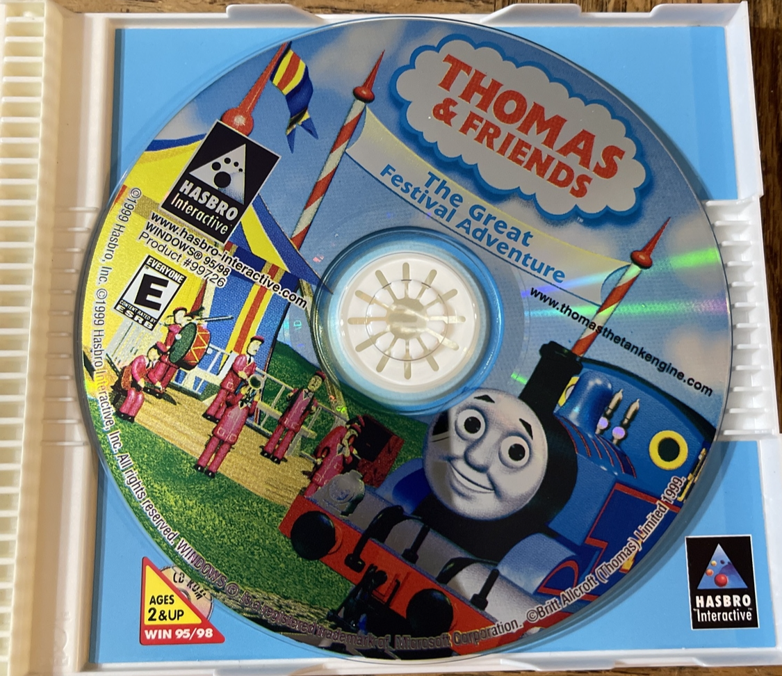 Thomas And Friends Great Festival Adventure PC CD Rom-Rare Vintage