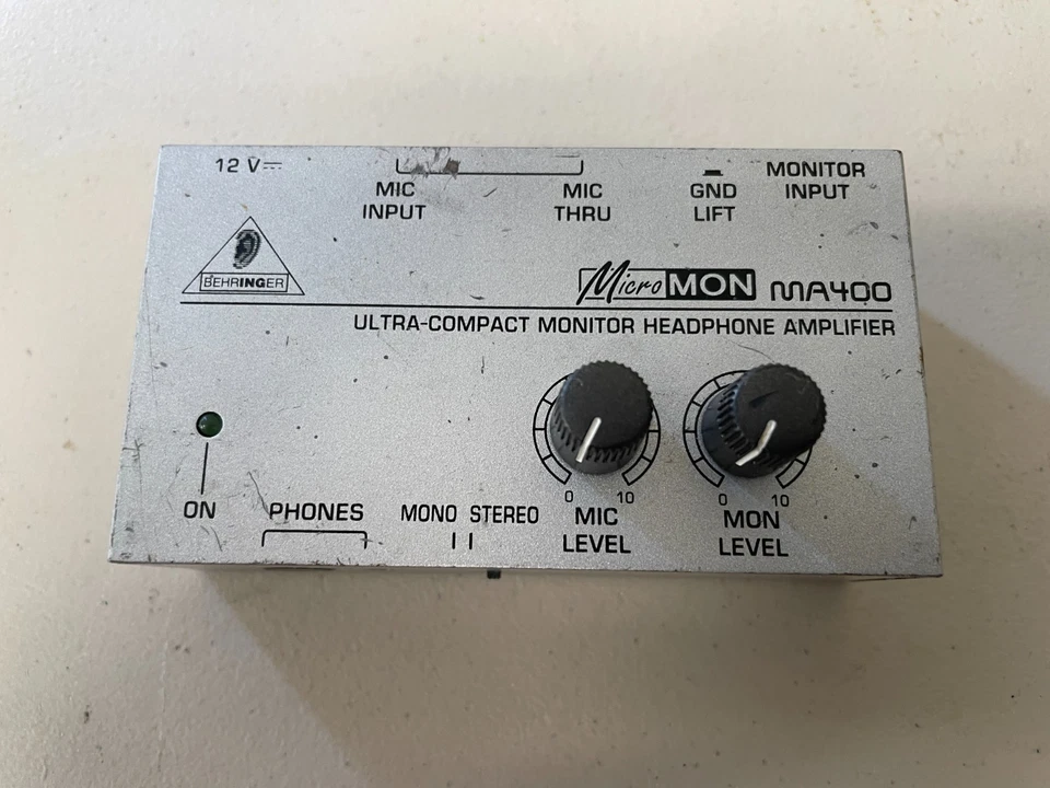 Behringer MA400 Ultra-Compact Micromon Headphone Amplifier SLR - Image 2 of 4