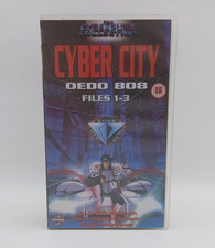 Cyber City Odeo 808 Files 1-3 Manga Dub Anime VHS Tape