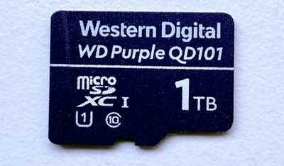 Western Digital WD Purple QD101 1TB Micro SDXC Speicherkarte
