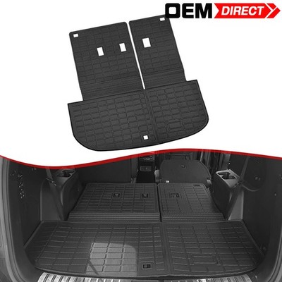 For 20-25 Hyundai Palisade TPE Trunk Seat Cover Protector Mat with Backrest Mats