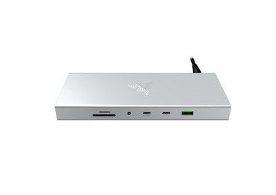 RAZER USB 4 Dock Mercury - 4K, 1x HDMI 2.1 (120 Hz), 1x DP 1.4 (240 Hz), 2x U...