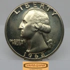 1968-S Clad Proof Washington Quarter, Not Silver - #C61152NQ