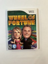 Nintendo Wii Wheel of Fortune Game With Manual