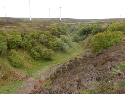 Foto 12x8 Lumley Moor Reservoir Low Grantley Drawoff Turm und Tiefenmarkierung c2010