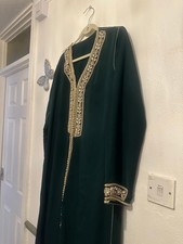 Moroccan Lebsa Dress Women's Long Sleeve Kaftan Muslim Abaya