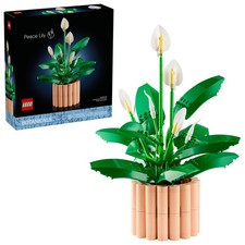 LEGO Botanicals Peace Lily Flower Building Set for Adults - DIY Bedroom - 11504