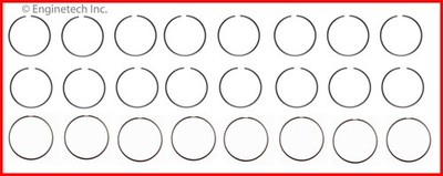 Enginetech M41118-040 Engine Premium Piston Ring Complete Set