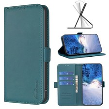 For iPhone 17 Pro 16E 15 14 13 12 11 XS Solid Color PU leather wallet phone case