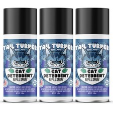 Tail Turner Cat Deterrent Spray Refill Pack - Motion-Activated Cat Deterrent ...