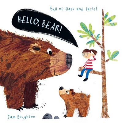 Hello, Bear!: (An Educational Lift-the-Flap Board Book for Toddlers, Prescho...