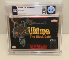 1994 Super Nintendo SNES Ultima The Black Gate WATA 9.0 A+ Sealed Graded PSA
