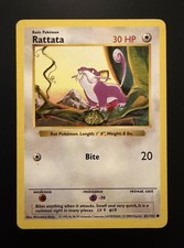 Rattata [Shadowless] #61 Prices | Pokemon Base Set | Pokemon Cards