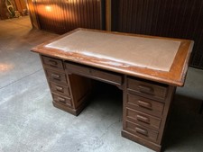 Scrittoio scrivania antica stile classico fine '800 tavolo da ufficio in legno