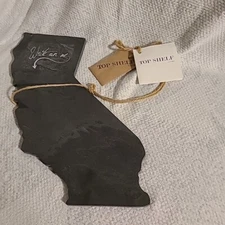 California Slate Slate Cheese Board and Soapstone Chalk Charcuterie Food Safe