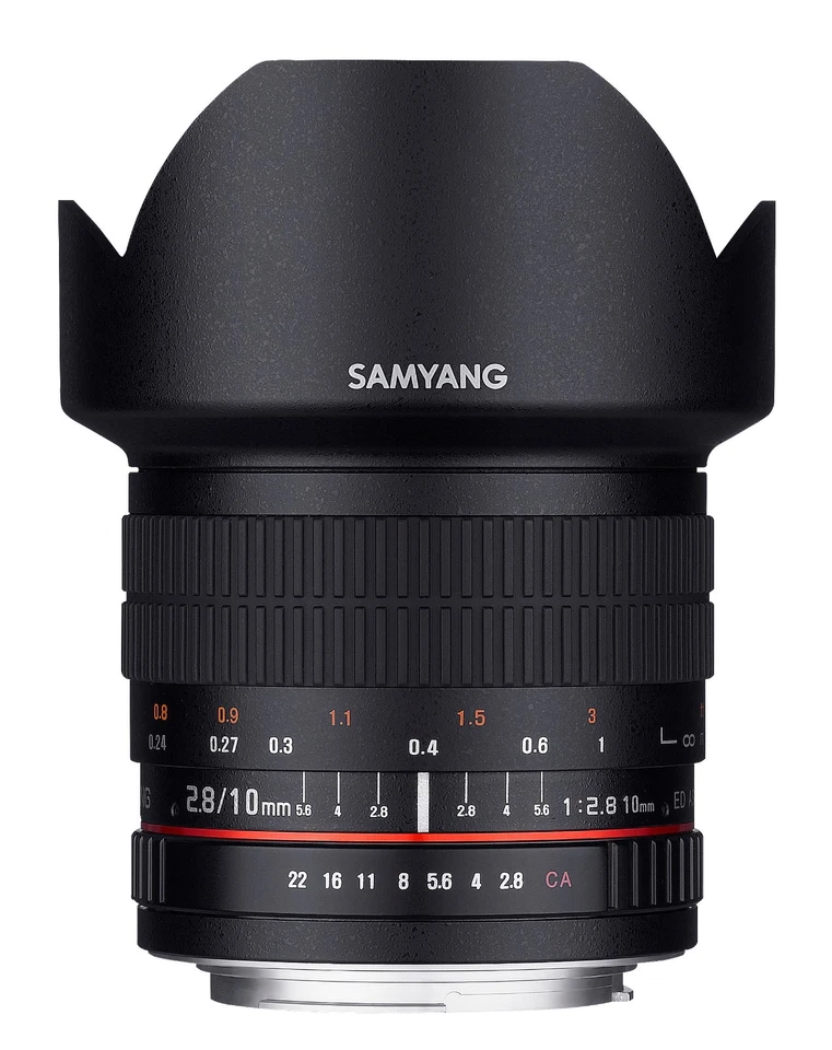 Samyang 10mm F2.8 ED AS NCS CS Ultra Wide Angle Lens for Canon EF-S - Image 2 of 4