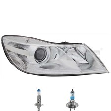 Scheinwerfer links inkl. OSRAM Lampen H7 H1 für Skoda Octavia II Combi 1Z5 1Z3