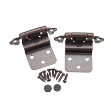 Self Closing Cabinet 3/8 Offset Inset Hinges Bronze ORB 62727
