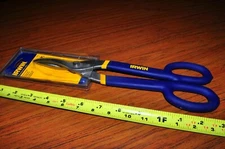 IRWIN 12" DUCKBILL TINNER SNIPS METAL SCISSOR #23012