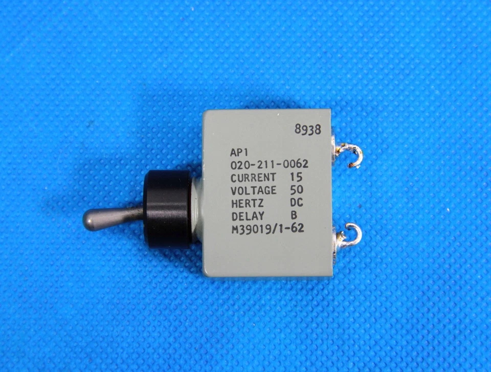 Interruptor AIRPAX AP1 020-211-0062 15A 50V DC - Imagen 2 de 3