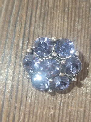 Snap Jewelry Rhinestone Purple 18-20mm Fits Ginger Charms Accessories  