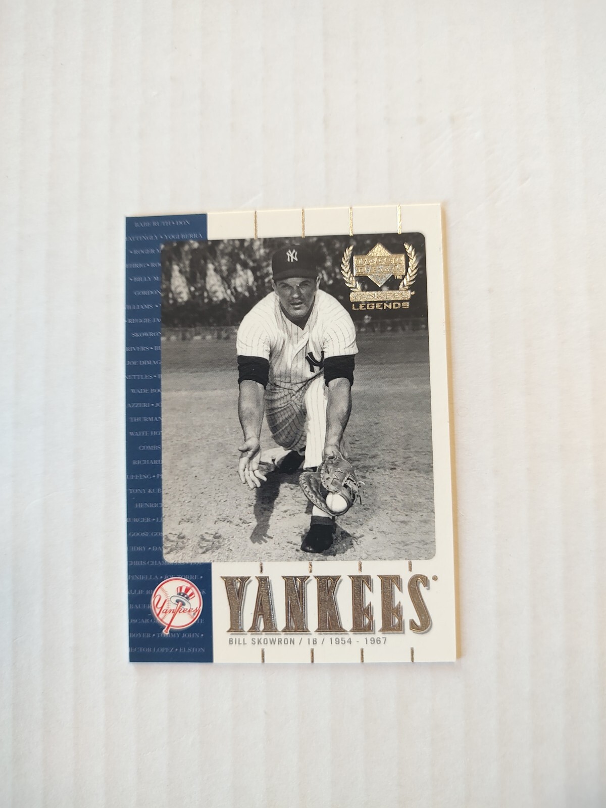  2000 Upper Deck Yankees Legends #9 Bill Skowron (PWE)(02)