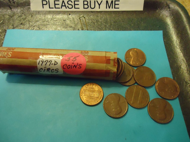 1977-D  LINCOLN CENT ROLL