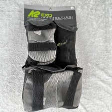 K2 EXO Skate Protection 3 Piece Pad Set - Adult Size Large - Black
