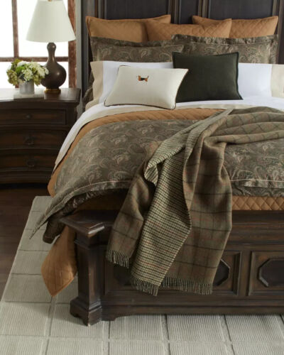 NWT RALPH LAUREN FULL/QUEEN DUVET COVER, HERITAGE PAISLEY, SAGE MULTI - Picture 4 of 6
