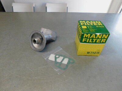 BMW E30 E21 OEM Engine Oil Filter Housing Bracket 1286235 W/ New Filter & Seal!
