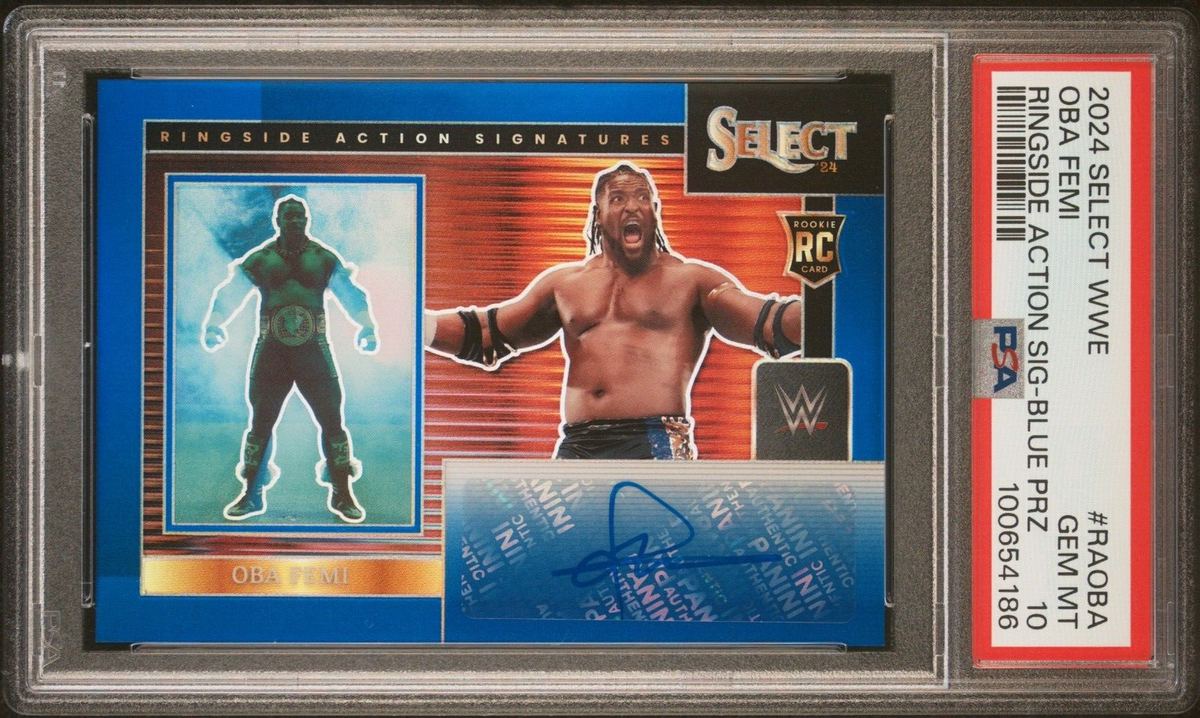 2024 Panini Select WWE - Ringside Action Signatures Oba Femi