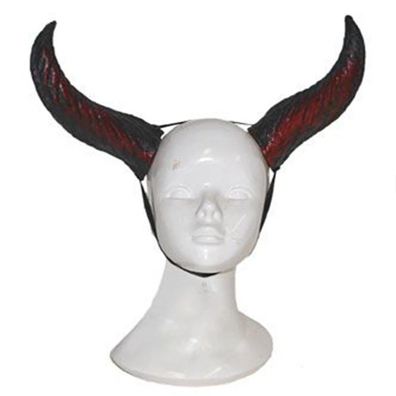 Fascia Per Capelli Con Corna Del Diavolo Glitter - Set 4 Pezzi Per Halloween E Feste In Maschera