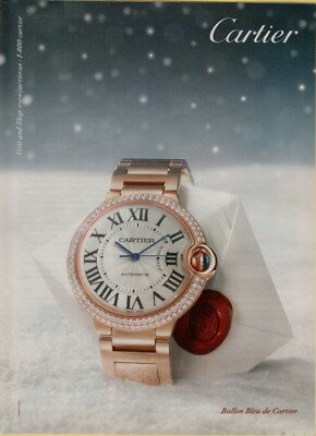 2011 Cartier Automatic Gold Diamond 