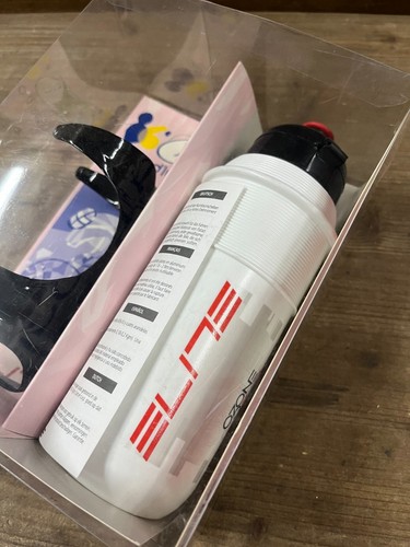 Botella ELITE GIRO D'ITALIA + Jaula de Botella de Carbono - Nuevo en Caja - Imagen 3 de 4