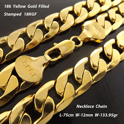 Mens Chain Link Necklace in 18K Yellow Gold, 3.5mm David Yurman EU